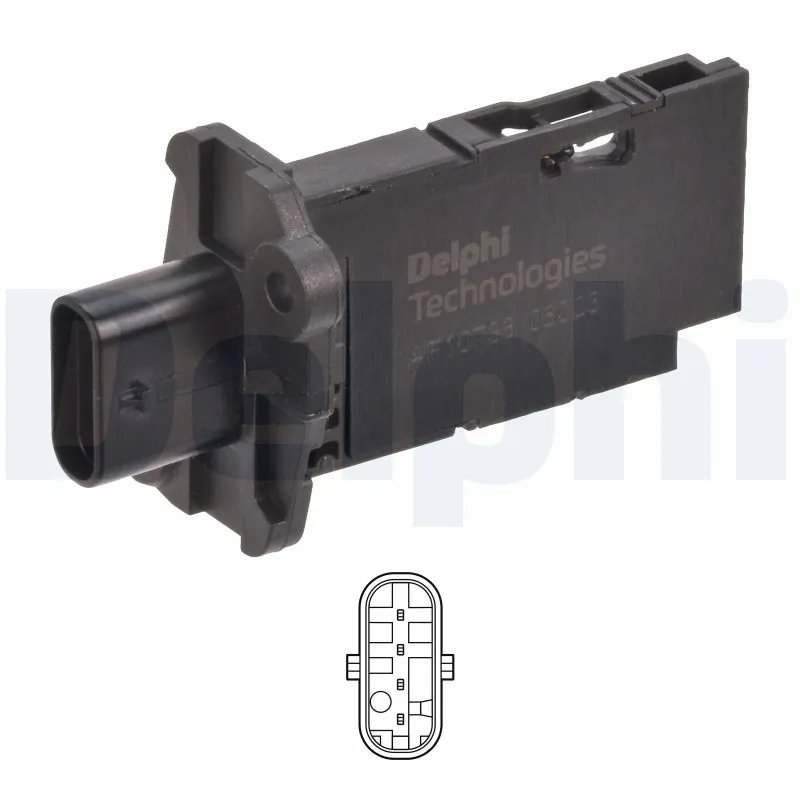 SENZOR DEBITMETRU AER DELPHI AF10738-12B1 - Compatibil cu BMW, MINI