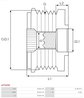 Fulie alternator AS-PL AFP0090