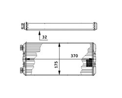 SCHIMBATOR CALDURA INCALZIRE HABITACLU MAHLE AH 131 000P - Compatibil cu MERCEDES-BENZ