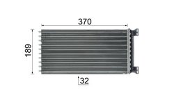 Schimbator caldura incalzire habitaclu MAHLE AH 130 000P