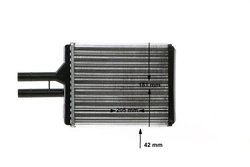 SCHIMBATOR CALDURA INCALZIRE HABITACLU MAHLE AH 145 000S - Compatibil cu OPEL, VAUXHALL