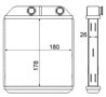 SCHIMBATOR CALDURA INCALZIRE HABITACLU MAHLE AH 237 000S - Compatibil cu VOLVO