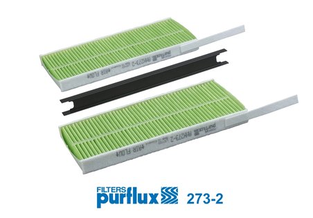 FILTRU AER HABITACLU PURFLUX AHH273-2 - Compatibil cu MERCEDES-BENZ, NISSAN, OPEL, RENAULT, VAUXHALL