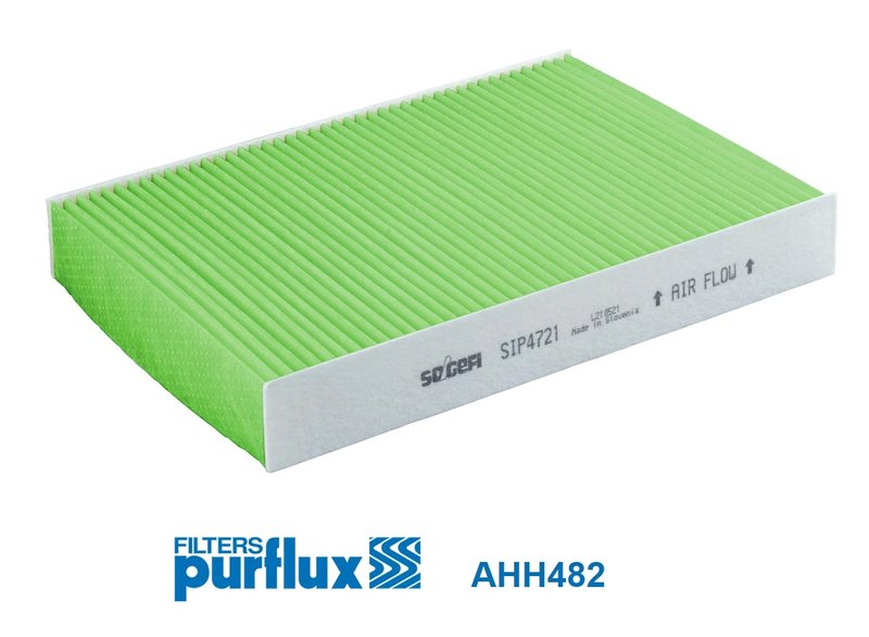 FILTRU AER HABITACLU PURFLUX AHH482 - Compatibil cu MERCEDES-BENZ, NISSAN, RENAULT