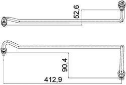 FURTUN ULEI MAHLE AHX 4 000P - Compatibil cu PORSCHE, VW