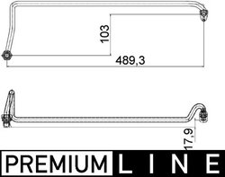 Furtun ulei MAHLE AHX 5 000P