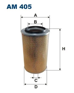FILTRU AER FILTRON AM 405 - Compatibil cu BREDAMENARINIBUS, DAF, FENDT, FIAT, IVECO, KAMAZ, MACK, MAGIRUS-DEUTZ, MAN, MERCEDES-B