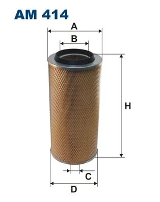 FILTRU AER FILTRON AM 414 - Compatibil cu DAF, DEUTZ-FAHR, FENDT, INTERNATIONAL HARV., IVECO, KRAMER, MAGIRUS-DEUTZ, MAN, MERCED