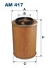 FILTRU AER FILTRON AM 417 - Compatibil cu MERCEDES-BENZ, PUCH