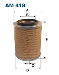 FILTRU AER FILTRON AM 418 - Compatibil cu MERCEDES-BENZ