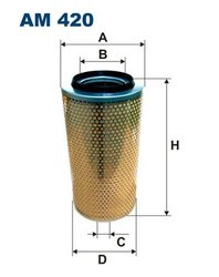 FILTRU AER FILTRON AM 420 - Compatibil cu DAF, DEUTZ-FAHR, FENDT, INTERNATIONAL HARV., IVECO, MAGIRUS-DEUTZ, MAN, MERCEDES-BENZ,