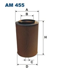 FILTRU AER FILTRON AM 455 - Compatibil cu DAF, ERF, IVECO, MAN, MARBUS, MERCEDES-BENZ, NEOPLAN, SOLARIS, STEYR