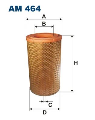 FILTRU AER FILTRON AM 464 - Compatibil cu DAF
