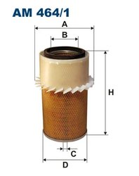 FILTRU AER FILTRON AM 464/1 - Compatibil cu DAF, INTERNATIONAL HARV.