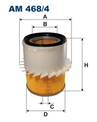 FILTRU AER FILTRON AM 468/4 - Compatibil cu MITSUBISHI