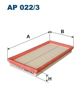 FILTRU AER FILTRON AP 022/3 - Compatibil cu FIAT