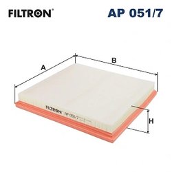 FILTRU AER FILTRON AP 051/7 - Compatibil cu CHEVROLET, OPEL, VAUXHALL