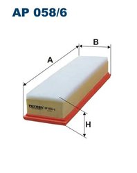 FILTRU AER FILTRON AP 058/6 - Compatibil cu CITROEN, PEUGEOT