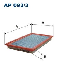 FILTRU AER FILTRON AP 093/3 - Compatibil cu DODGE, JEEP