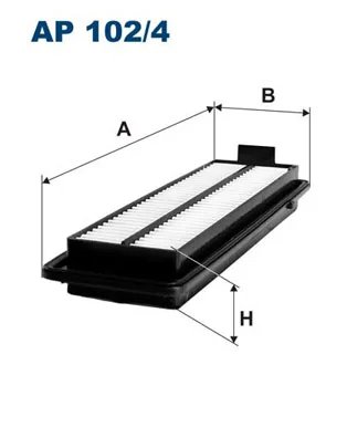 FILTRU AER FILTRON AP 102/4 - Compatibil cu HONDA