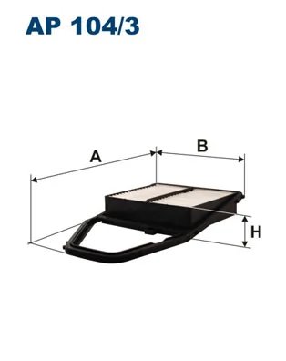 FILTRU AER FILTRON AP 104/3 - Compatibil cu HONDA