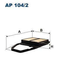 FILTRU AER FILTRON AP 104/2 - Compatibil cu HONDA