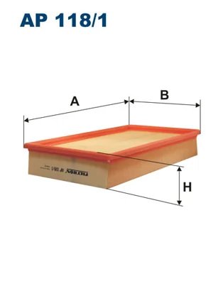 FILTRU AER FILTRON AP 118/1 - Compatibil cu MERCEDES-BENZ