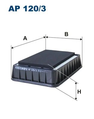 FILTRU AER FILTRON AP 120/3 - Compatibil cu CITROEN, MITSUBISHI, PEUGEOT