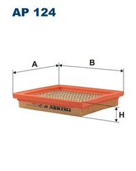 FILTRU AER FILTRON AP 124 - Compatibil cu NISSAN
