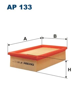 FILTRU AER FILTRON AP 133 - Compatibil cu RENAULT