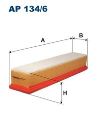 FILTRU AER FILTRON AP 134/6 - Compatibil cu DACIA, NISSAN, RENAULT