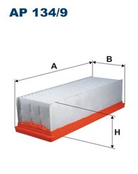 FILTRU AER FILTRON AP 134/9 - Compatibil cu DACIA, RENAULT