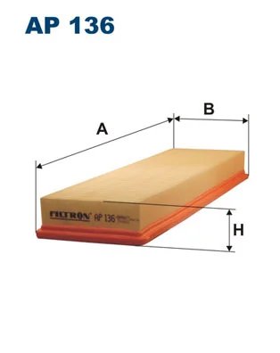 FILTRU AER FILTRON AP 136 - Compatibil cu RENAULT