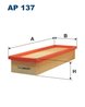 FILTRU AER FILTRON AP 137 - Compatibil cu RENAULT