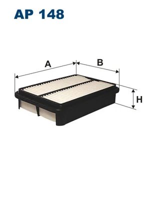 FILTRU AER FILTRON AP 148 - Compatibil cu CITROEN, ISUZU, MITSUBISHI, PEUGEOT, TOYOTA, VW