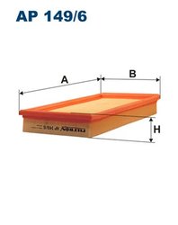 FILTRU AER FILTRON AP 149/6 - Compatibil cu VW