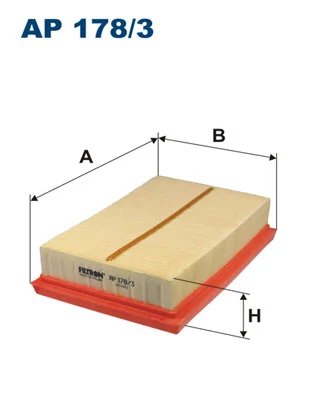 FILTRU AER FILTRON AP 178/3 - Compatibil cu CITROEN, PEUGEOT, SUZUKI, TOYOTA