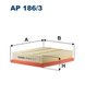 FILTRU AER FILTRON AP 186/3 - Compatibil cu FORD, FORD USA