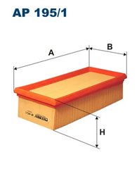 FILTRU AER FILTRON AP 195/1 - Compatibil cu MITSUBISHI, SMART
