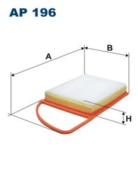 FILTRU AER FILTRON AP 196 - Compatibil cu CITROEN, DS, FIAT, GAZ, MITSUBISHI, PEUGEOT, TOYOTA