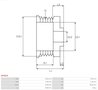 Fulie alternator AS-PL AP0029