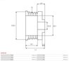 Fulie alternator AS-PL AP9010S