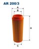 FILTRU AER FILTRON AR 200/3 - Compatibil cu AEBI