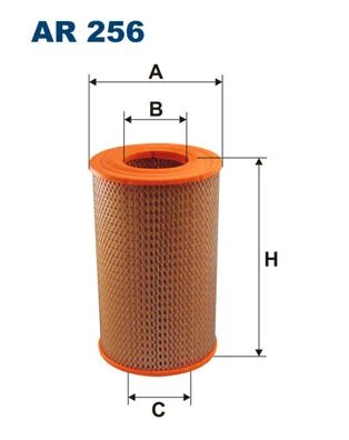 FILTRU AER FILTRON AR 256 - Compatibil cu ALFA ROMEO, FIAT, INNOCENTI, LANCIA, PEUGEOT, SEAT, TALBOT