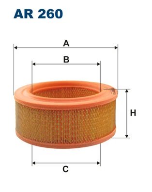 FILTRU AER FILTRON AR 260 - Piesa auto compatibila cu mai multe marci