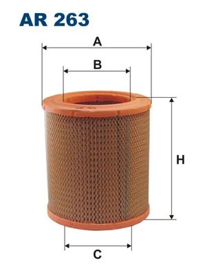 FILTRU AER FILTRON AR 263 - Compatibil cu ALFA ROMEO, CITROEN, FIAT, IVECO, PEUGEOT, TATA