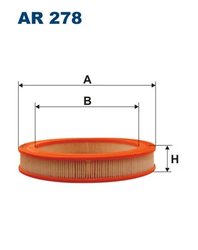 FILTRU AER FILTRON AR 278 - Compatibil cu HONDA, ROVER, SUZUKI