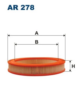 FILTRU AER FILTRON AR 278 - Compatibil cu HONDA, ROVER, SUZUKI