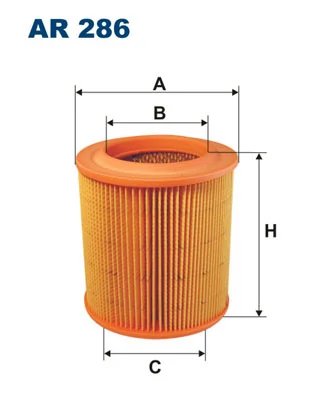 FILTRU AER FILTRON AR 286 - Compatibil cu AUSTIN, FSO, LAND ROVER, LDV, MG, MORGAN, ROVER