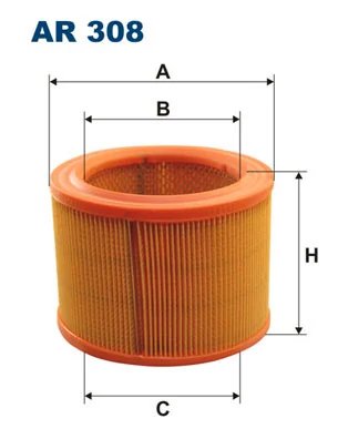 FILTRU AER FILTRON AR 308 - Compatibil cu CITROEN, PEUGEOT
